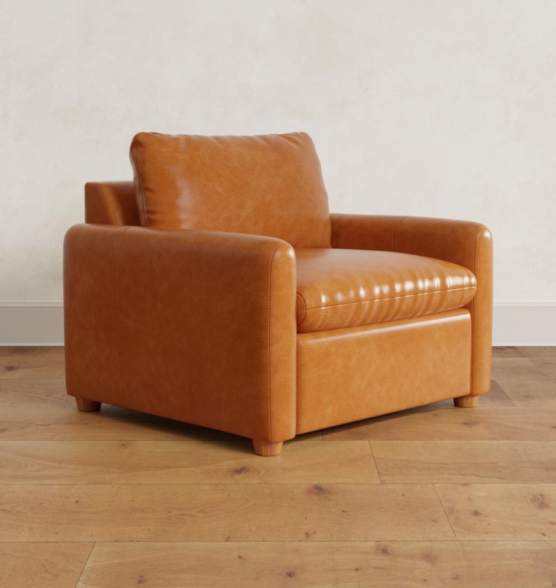 roswell leather chair and a half 1